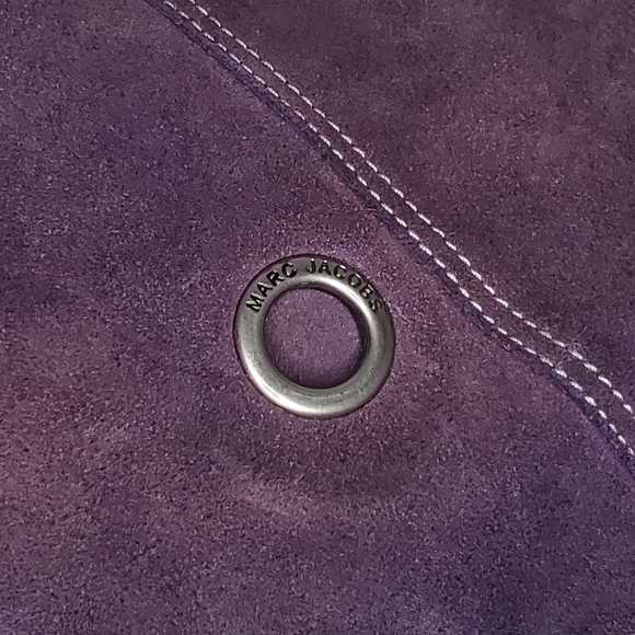 Marc Jacobs - Purple Suede Crossbody Bag - Picture 2 of 7